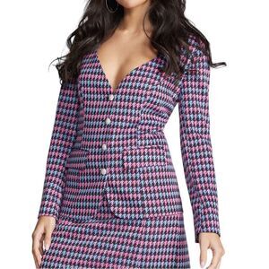 Gabrielle Union Fitted Sweetheart Neck Blazer in the Size Large